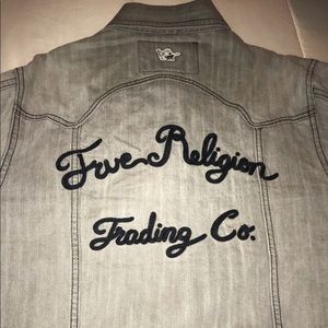 Grey True Religion Jacket(Mens)